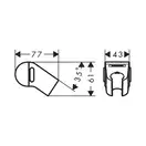 Набор лейка для душа Hansgrohe Pulsify Select EcoSmart с акссесуарами WallStoris, чёрный матовый (24291670) фото 16 Aquada.com.ua