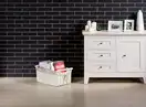 CERRAD Nero GLAZED Плитка фасадна, чорна (5903263449706)