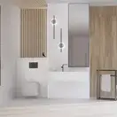 KONSKIE White RECT MAT Плитка стеновая, белая (5903943502318)