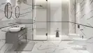 OPOCZNO Плитка стінова Blumarine White SATIN STR 25x75 код 5282 Опочно (TWZZ1110333760)