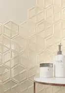 Плитка стінова Illusion Beige Heksagon STR 171x198x9 Paradyz (SS--198X171-1-ILLU.BE)