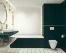 Плитка стінова Porcelano Bianco STR 300x600x9 Paradyz (SS--300X600-1-PORC.BI)