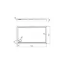 піддон Omnires Camden 70x100 (CAMDEN70/100/PBP)