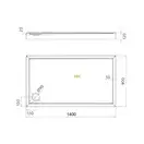 піддон Omnires Camden 70x140 (CAMDEN70/140/PBP)