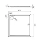 піддон Omnires Merton 70x100 (MERTON70/100/PBP)