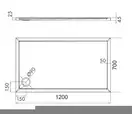 піддон Omnires Merton 70x140 (MERTON70/140/PBP)