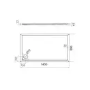 піддон Omnires Merton 80x140 (MERTON80/140/PBP)