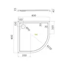 піддон Omnires Merton 90x90 (MERTON90/OBP)