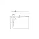 піддон Omnires Stone 80x120 (STONE80/120BM)