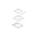 Radaway Argos CH 90 Панель для душового піддона, хром (001-510084001)