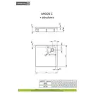 Radaway Argos C Душовий піддон 80x80 см, білий (4ACN88-02)