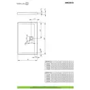 Душовий піддон Argos D 120x90 см, RADAWAY (4AD912-01)