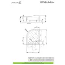 Radaway Korfu E Душовий піддон, 100x80 см, лівий (4E81400-03L)
