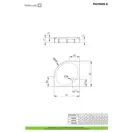 Душовий піддон Patmos A 100x100 см, RADAWAY (4S11155-03)