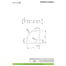 Radaway Patmos A Compact Душовий піддон 80x80 см, білий (4S88155-05)