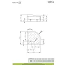 Radaway Korfu A Душовий піддон 80x80, білий (4S88400-03)