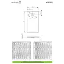 Душовий піддон Kyntos F 120x80 см white, RADAWAY (HKF12080-04)