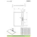 Душовий піддон Giaros D 100x90 см, RADAWAY (MKGD1090-03)