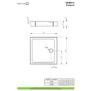Radaway Doros C Compact Душовий піддон, білий (SDRC9090-05)