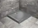Душовий піддон Doros C Compact Stone Anthracite 90x90 см, RADAWAY (SDRC9090-05-64S)