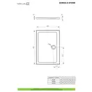Radaway Doros D Душовий піддон, білий (SDRD1090-01-04S)