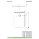 Душовий піддон Doros Plus F 100x70 см, RADAWAY (SDRFP1070-01)