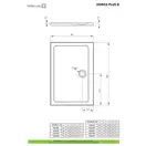 Душовий піддон Doros Plus D 120x80 см, RADAWAY (SDRPD1280-01)