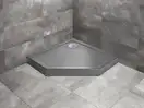 Душовий піддон Doros PT Compact Stone Anthracite 90x90 см, RADAWAY (SDRPTP9090-05-64S)