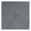 Душевой поддон REA ROCK 90X90 GREY (REA-K4585)