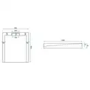 Душевой поддон REA GRAND 90X120 BLACK (REA-K4594)