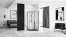 Душевой поддон REA DIAMOND 90X90 BLACK (REA-K8543)