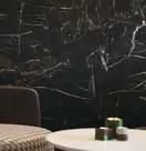 Cerrad Marquina Gold Плитка напольная, черная (5903313315456)