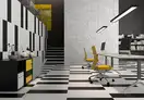 Керамогранит Geotiles Chess Negro 22 х 85 см 354793