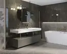 Плитка підлогова Wonderstone Grey SZKL RECT POL 59,8x119,8 код 9573 Ceramika Paradyz (RPR-0,6X1,2-1-WOST.GR)