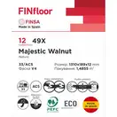 Ламінована підлога 49X Majestic Walnut 12 1310х189х12 мм Finsa ІСПАНІЯ (40747045)