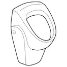 Geberit Selnova Писсуар, белый (500.344.01.1)