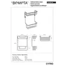 146208182 Cytro: поличка для мила,хром/блиск Bemeta Чехія (146208182)
