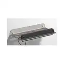 Полиця зі скребком Sonia Quick Aluminium Steel 300х51х151 мм, полірована сталь (185573)