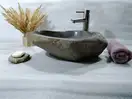 Aquada Dazon New Раковина з річкового каменю, сірий (Daz-100007)