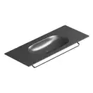 Раковина подвесная Catalano Horizon 125 х 50 см, Satin black (1125HZNS) фото 1 Aquada.com.ua