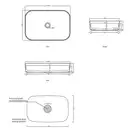 Cielo Shui Comfort Умывальник накладной, белый (SHCOLAR60 white)