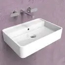 Умивальник підвісний Flaminia Miniwash 60х42, білий матовий (MW60S LATTE MILKY WHITE)