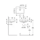 Geberit Smyle Square Раковина 45x36 см, біла (500.222.01.1)