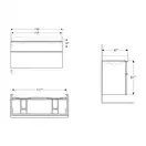 Раковина Geberit One 120 х 48 см  505.016.00.1