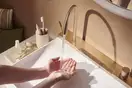 Раковина Hansgrohe Avalegra AquaUnit 58 х 47,5 х 10 см, без переливу, з функцією QuickClean+, із змішувачем, Brushed Bronze  22472140