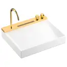 Раковина Hansgrohe Avalegra AquaUnit 58 х 47,5 х 10 см, без переливу, з функцією QuickClean+, із змішувачем, Polished Gold Optic  22472990