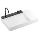 Раковина Hansgrohe Avalegra AquaUnit 78 х 47,5 х 10 см, без переливу, з функцією QuickClean+, із змішувачем, Brushed Black Chrome  22473340