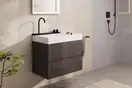 Раковина Hansgrohe Avalegra AquaUnit 78 х 47,5 х 10 см, без переливу, з функцією QuickClean+, із змішувачем, Matt Black  22473670