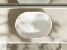 Раковина накладна на стільницю 40х55 см (покриття SmartClean) Hansgrohe Xuniva U  61073450