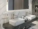 Раковина накладна на стільницю 40х55 см (покриття SmartClean) Hansgrohe Xuniva Q  61075450
